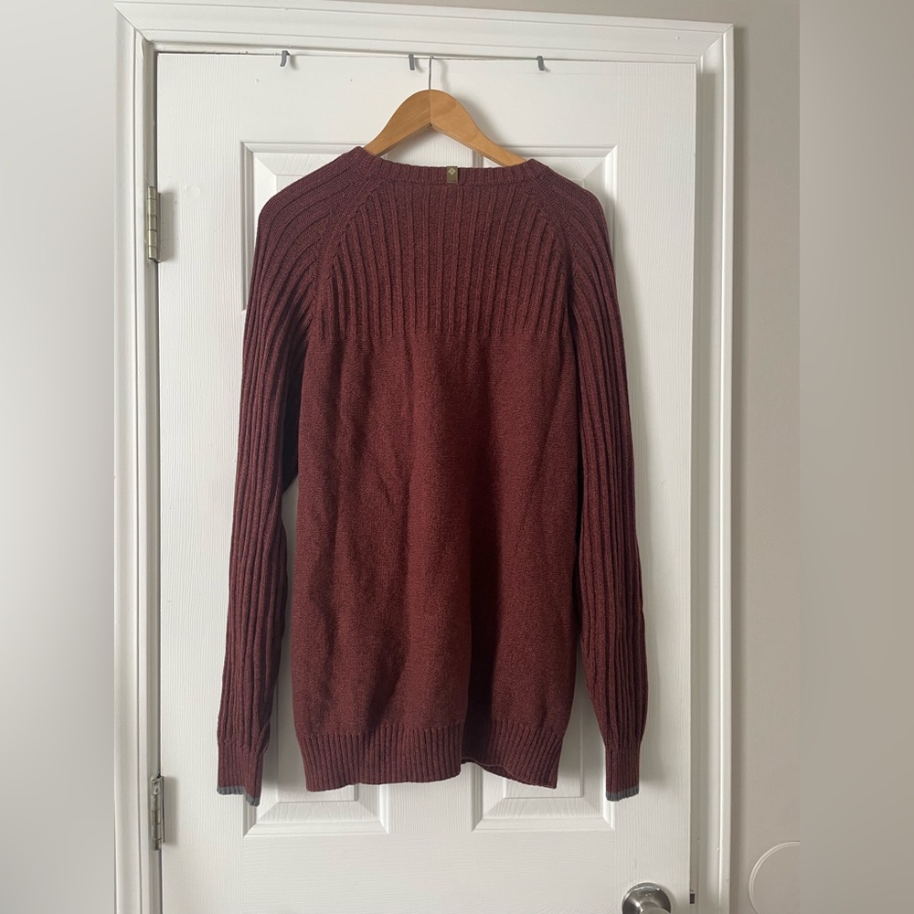 Men's Columbia Rust Red Crewneck (XXL) 0299 - Picture 5 of 5